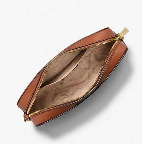 NWT Michael Kors Jet Set Large Polka Dot Signature Logo Crossbody Bag - Picture 2 of 6